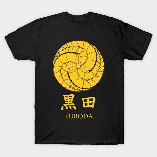 Kuroda Clan kamon T-Shirt by Blind Ninja